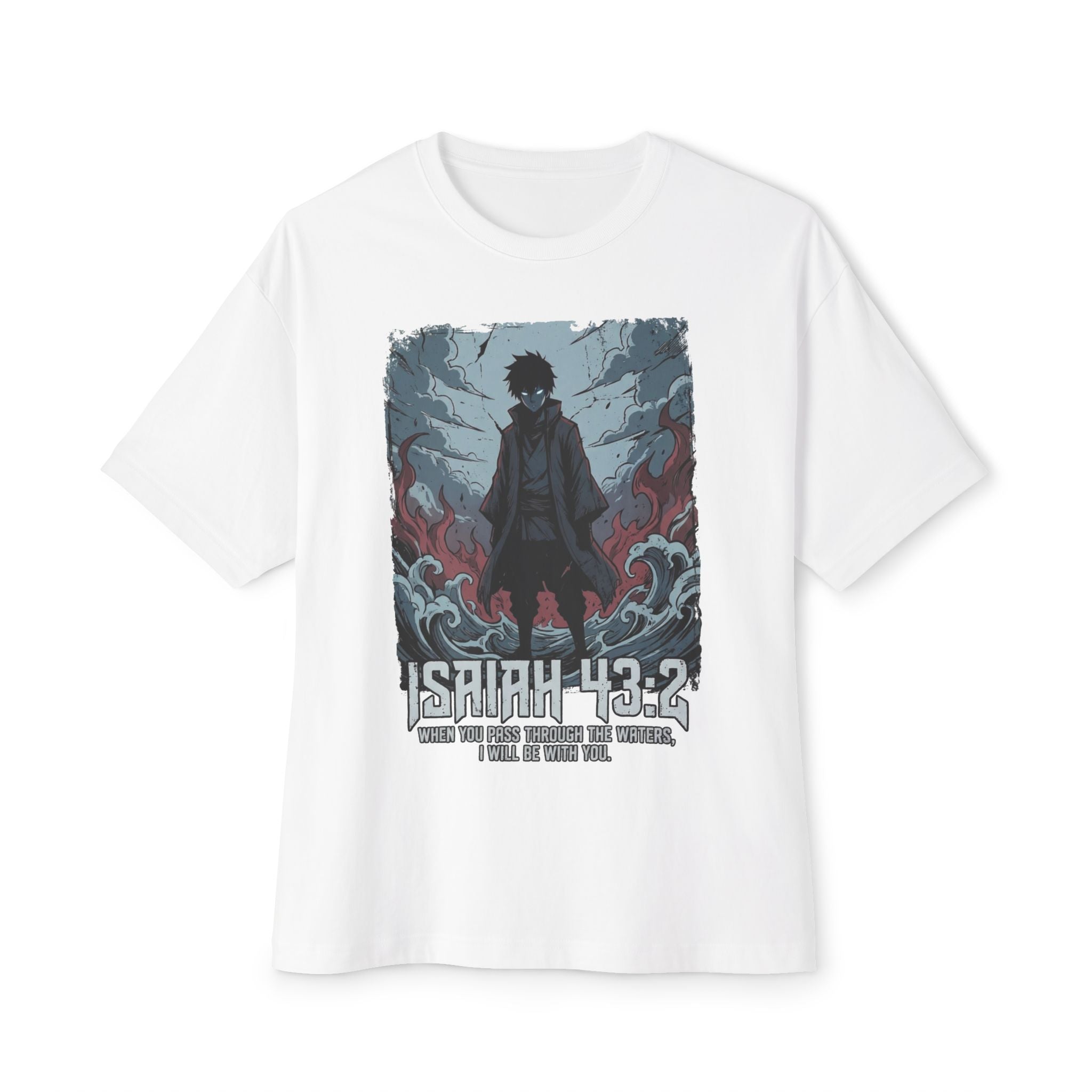 Isaiah 43:2 Anime t-shirt | Adult, Unisex
