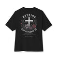 Nothing Can Separate Us Oversized Tee — Floral Cross Christian Graphic T‑Shirt (Unisex, Adult)