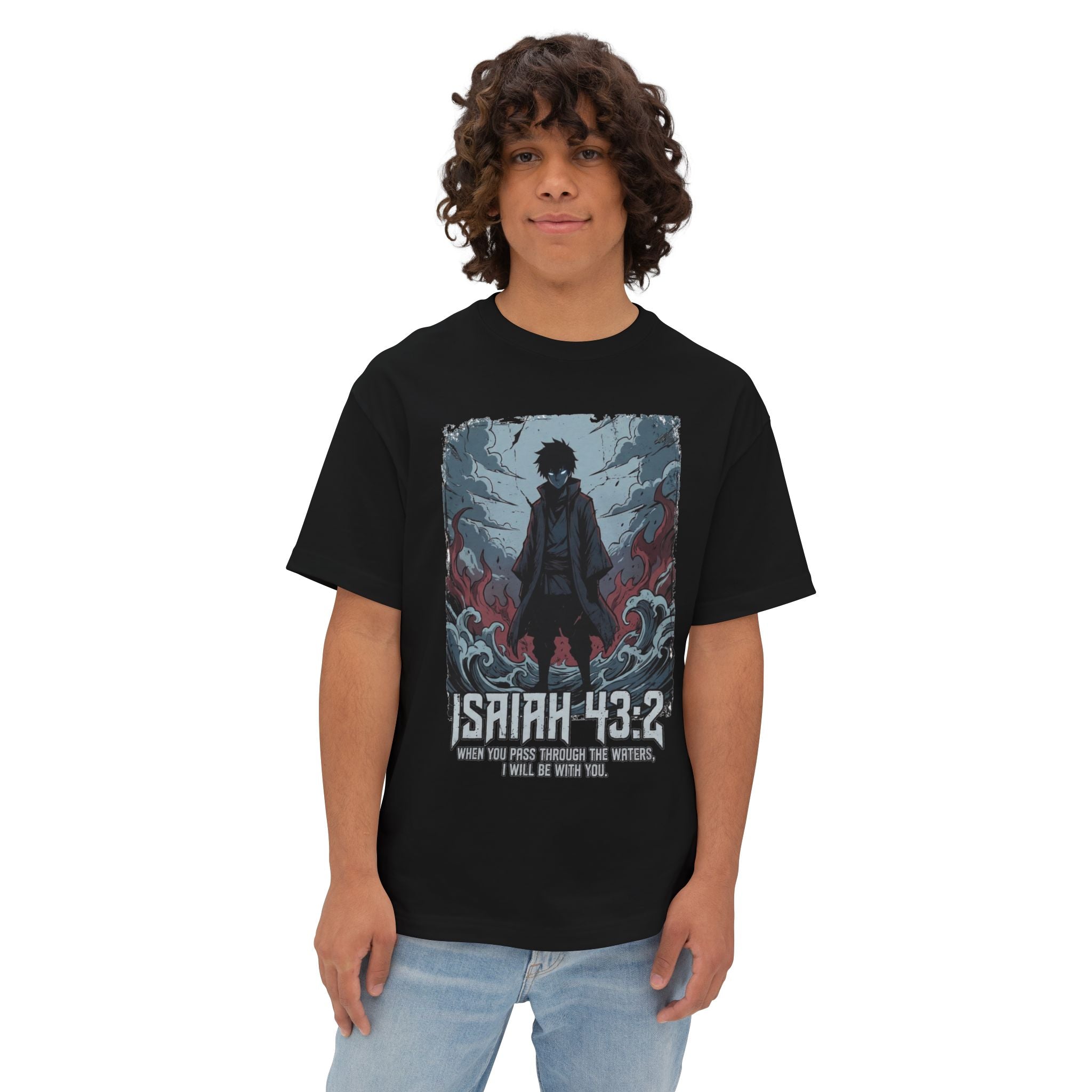Isaiah 43:2 Anime t-shirt | Adult, Unisex