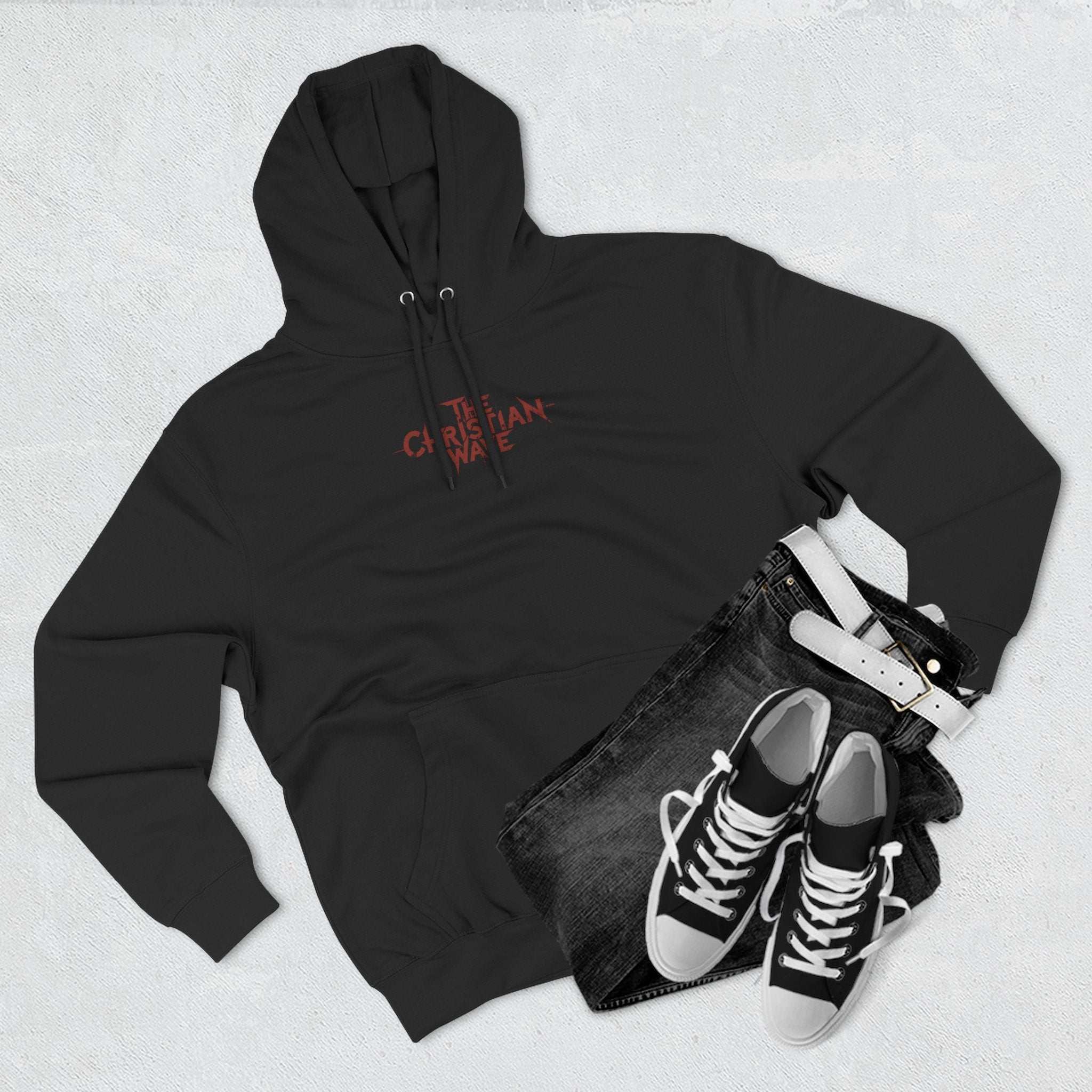 Unashamed Christ Is King Hoodie – Boxing Gloves Fleece Pullover