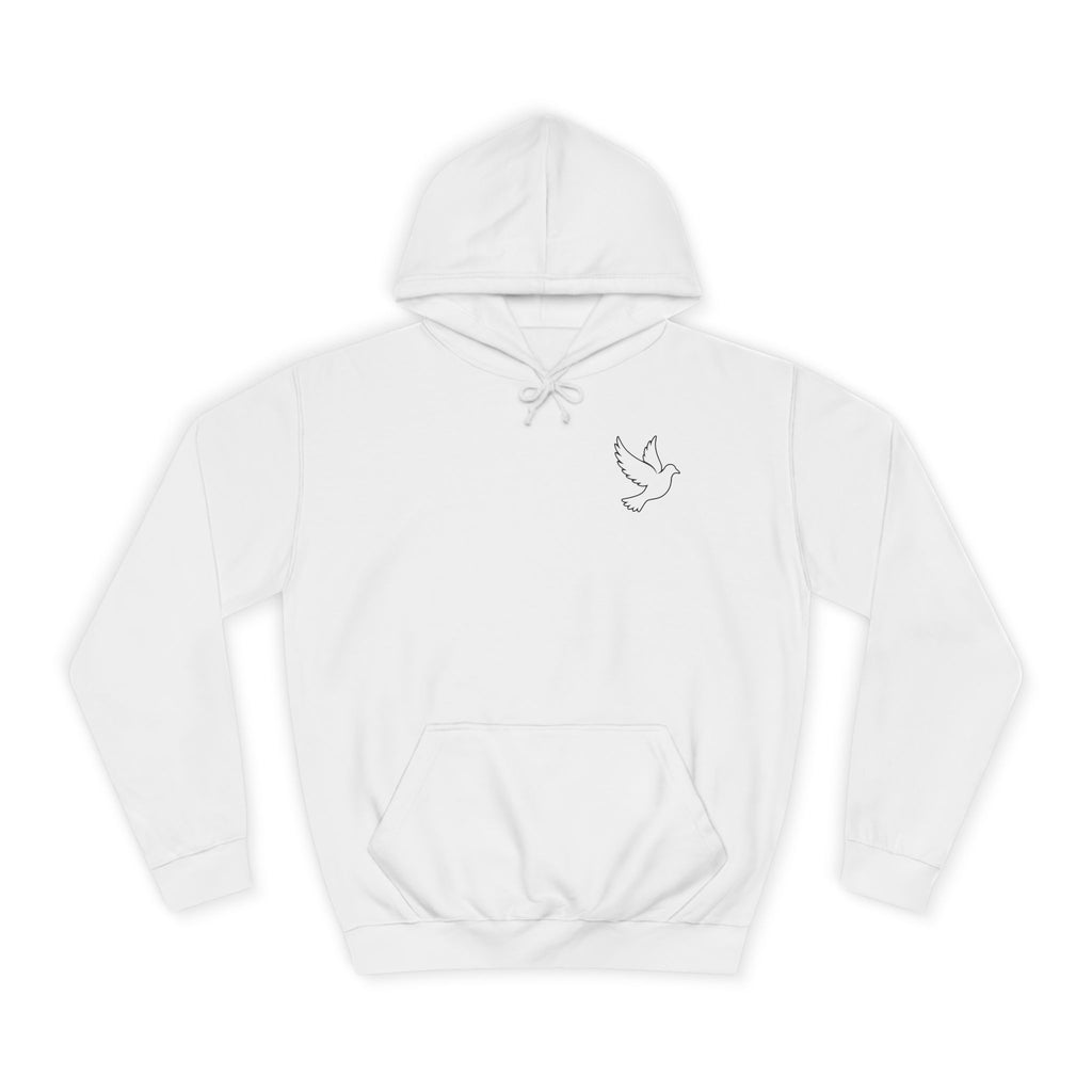 Ava Thorn - "Nothing can separate us" Unisex Hoodie — Vintage Floral Shield & Dove Graphic
