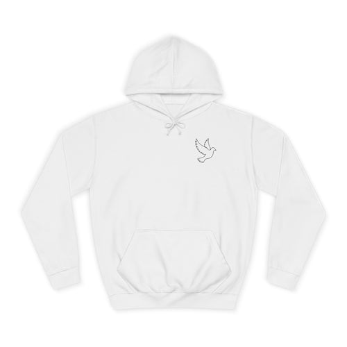 Ava Thorn - "Nothing can separate us" Unisex Hoodie — Vintage Floral Shield & Dove Graphic