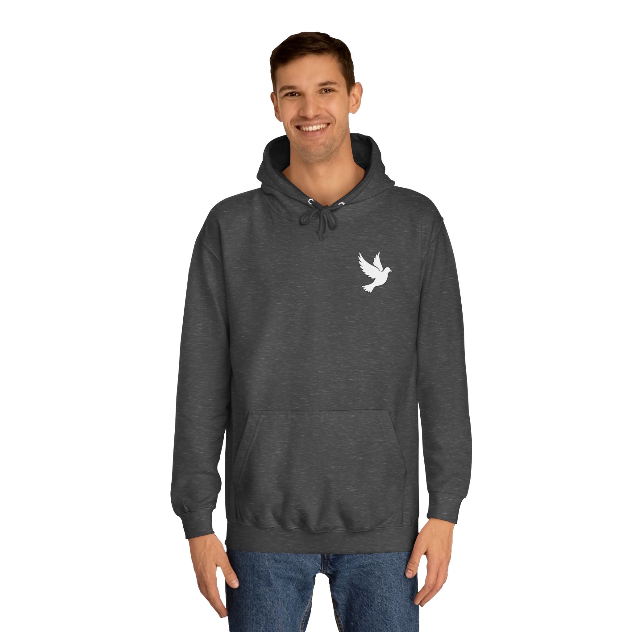 Ava Thorn - "Nothing can separate us" Unisex Hoodie — Vintage Floral Shield & Dove Graphic