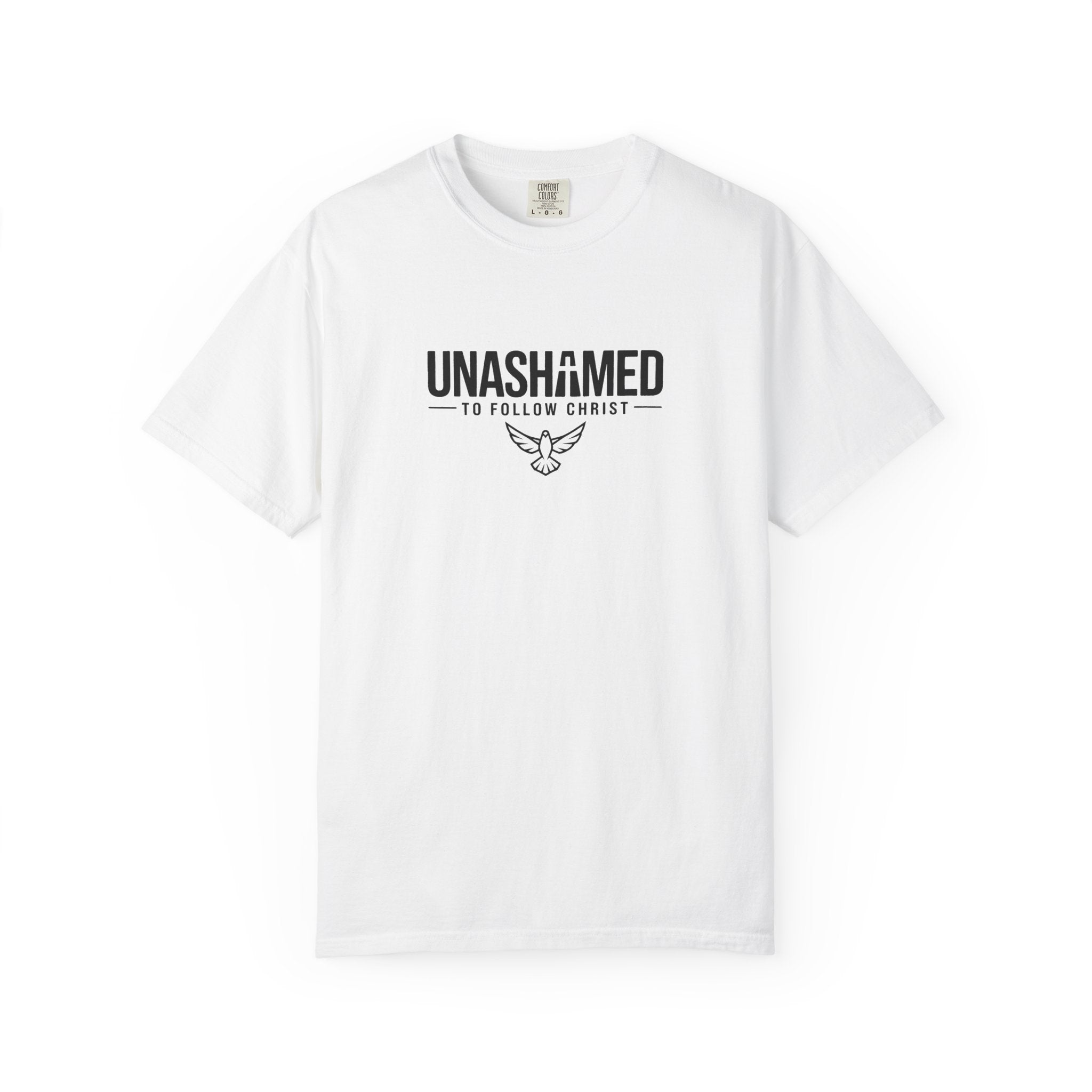 Unashamed to follow Christ T-Shirt | Dove Christian Faith Tee