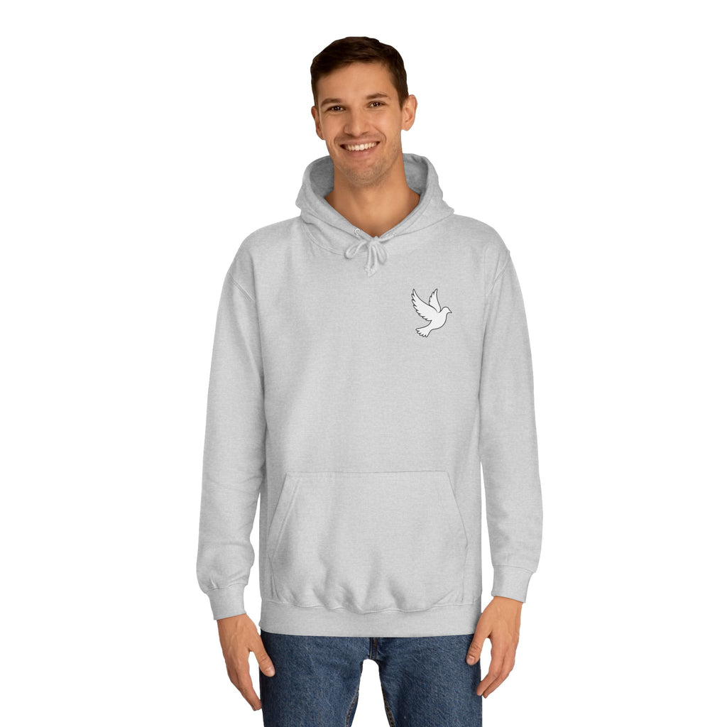 Ava Thorn - "Nothing can separate us" Unisex Hoodie — Vintage Floral Shield & Dove Graphic