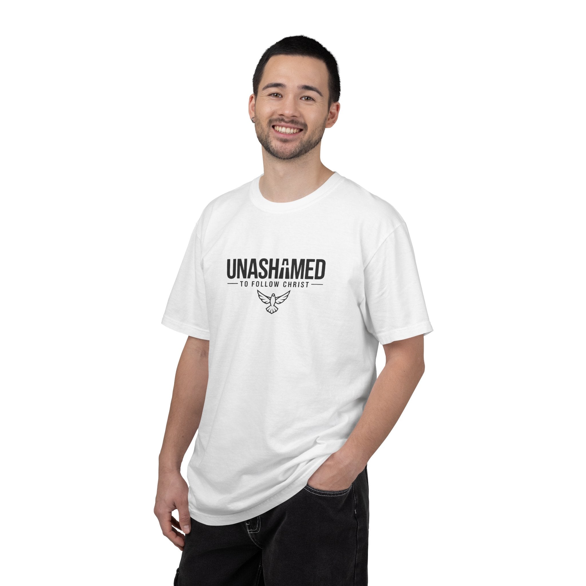 Unashamed to follow Christ T-Shirt | Dove Christian Faith Tee