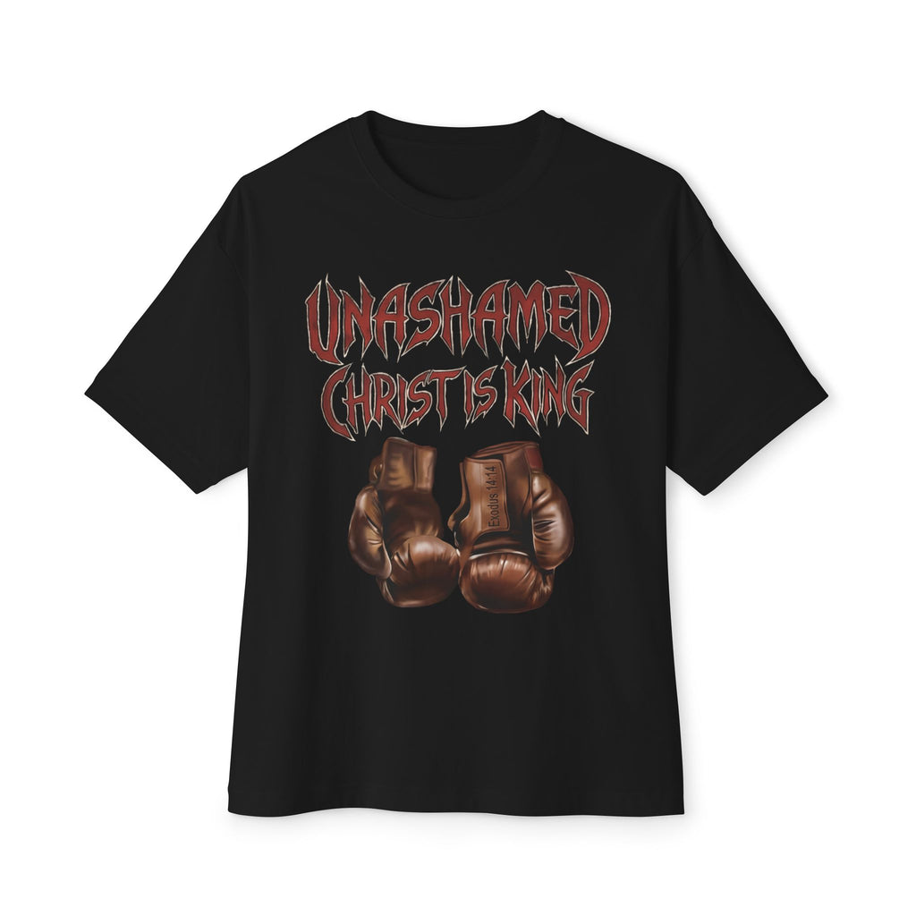 Christ Is King | Boxing Gloves t-shirt | Exodus 14:14 | Adult Unisex