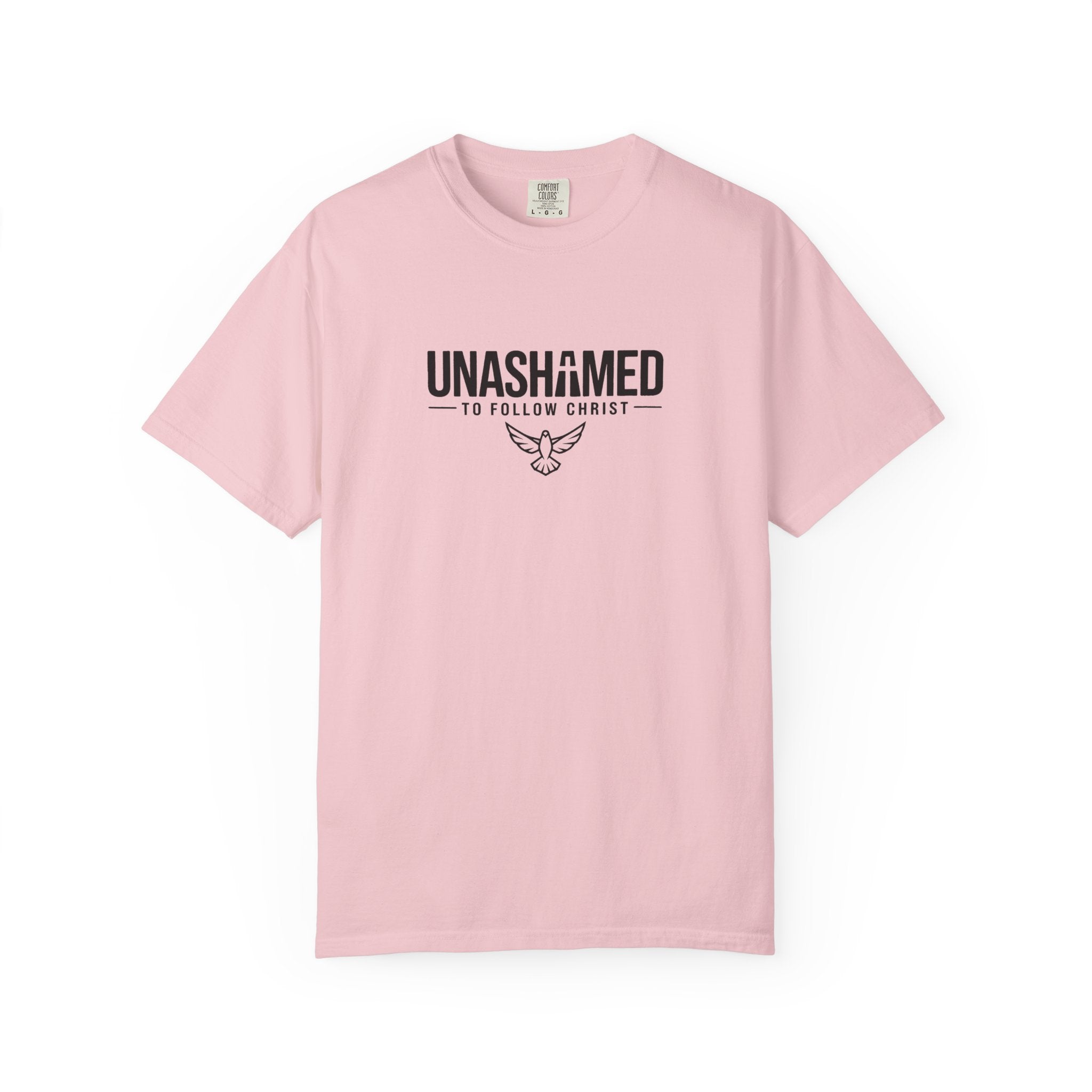 Unashamed to follow Christ T-Shirt | Dove Christian Faith Tee