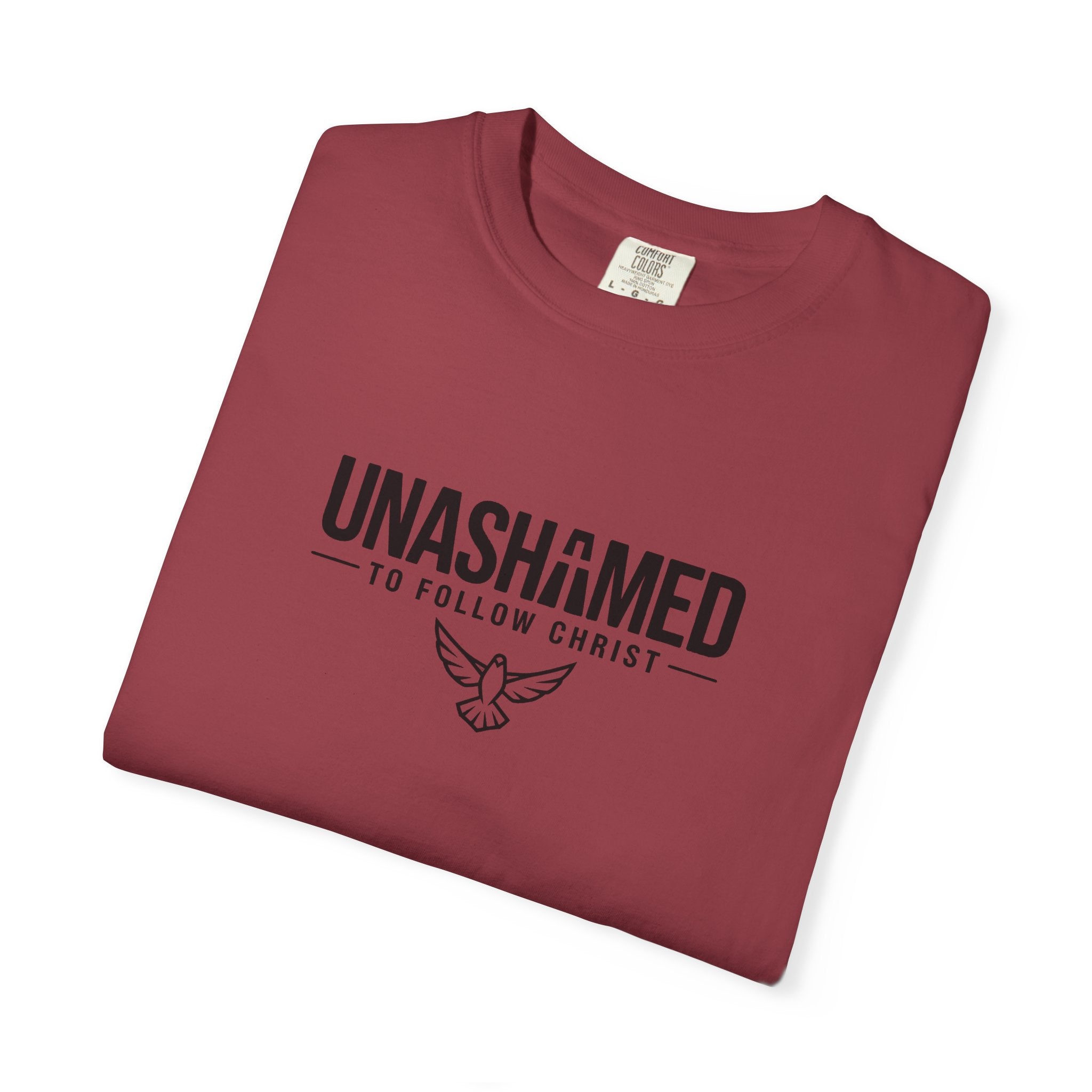 Unashamed to follow Christ T-Shirt | Dove Christian Faith Tee