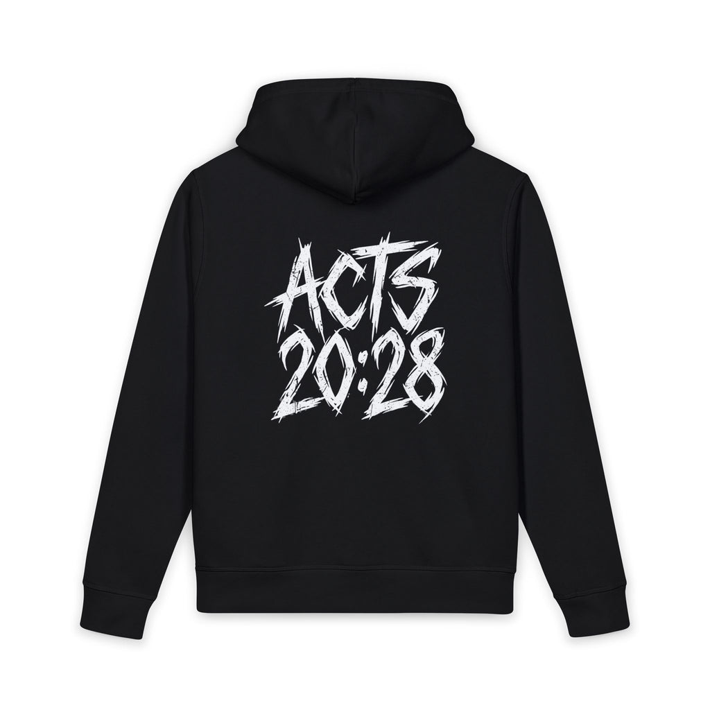Acts 20:28 Hoodie —  Organic Hoodie [Adult, Unisex]