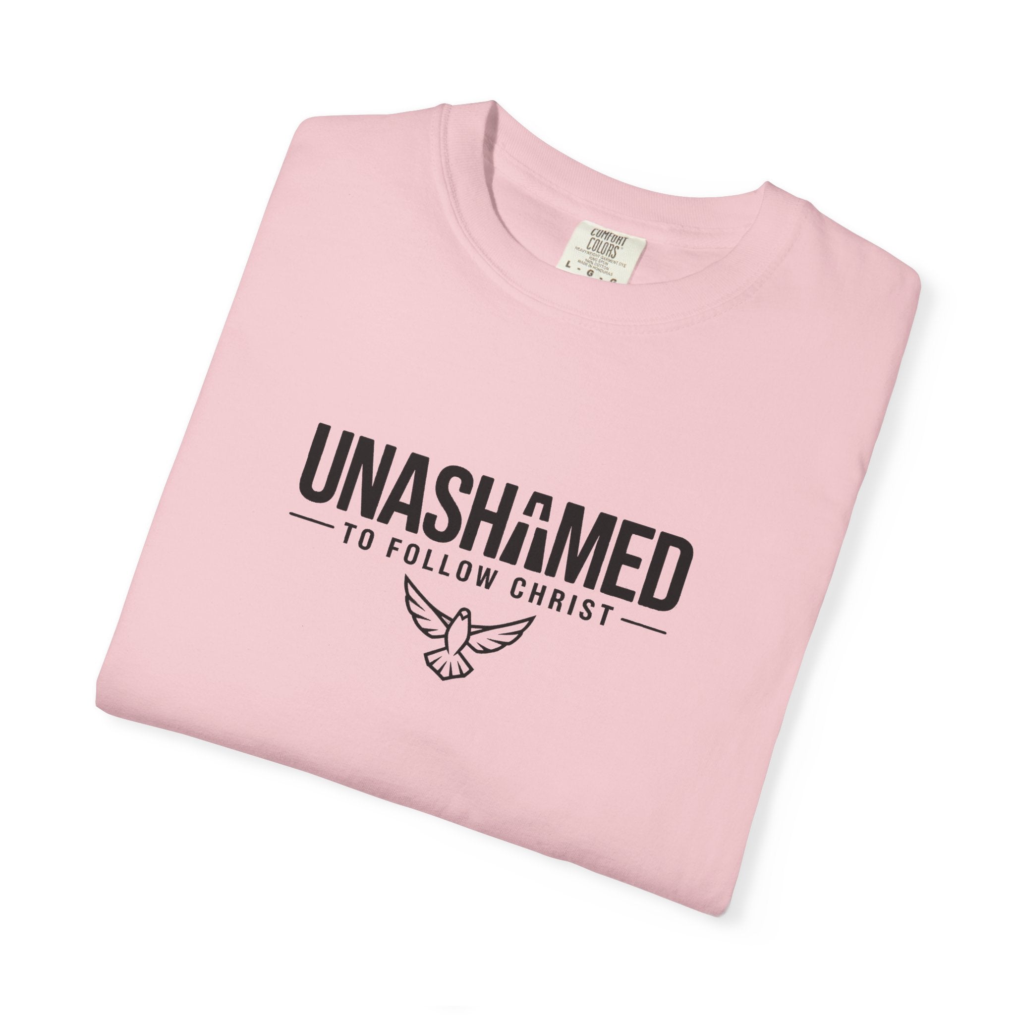 Unashamed to follow Christ T-Shirt | Dove Christian Faith Tee