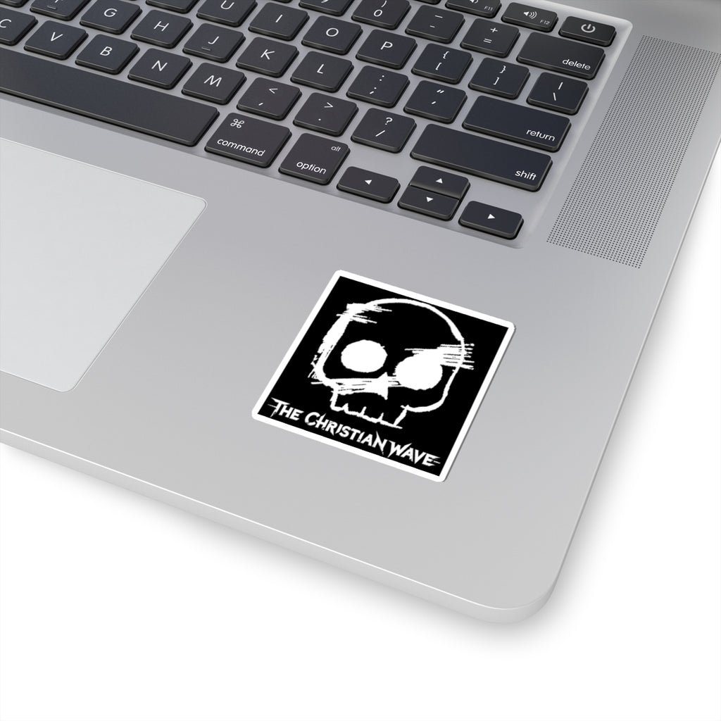 Sketch Skull Logo |  kiss-cut sticker