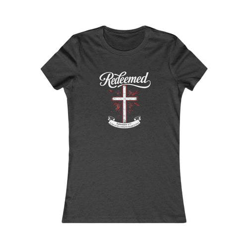 Ava's Redeemed Cross Tee — Women's Christian Faith Shirt