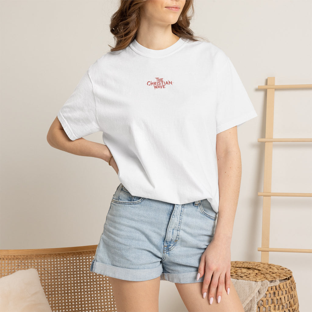 Christian Cross T-Shirt — "Not Ashamed" Salvation Faith Graphic Tee