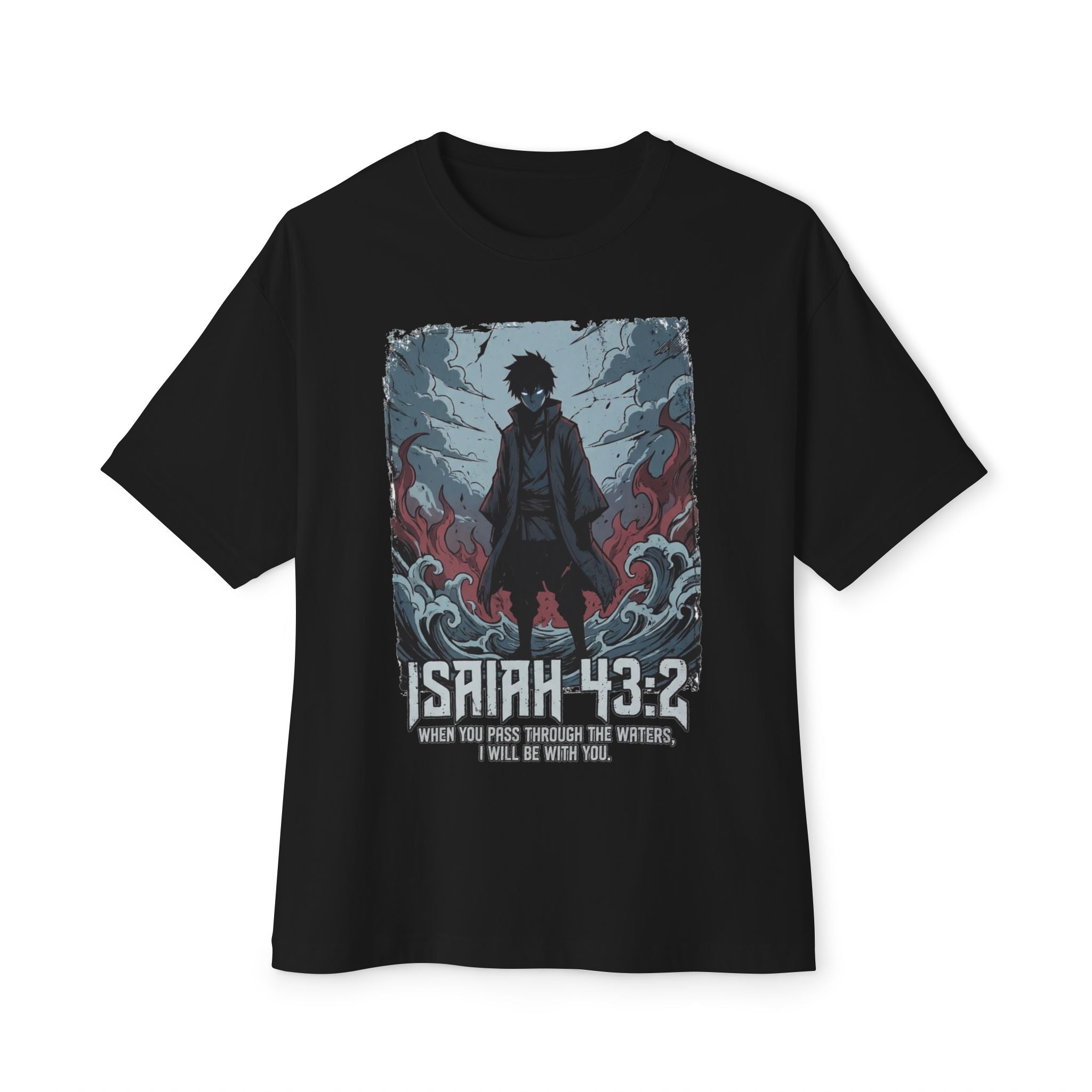 Isaiah 43:2 Anime t-shirt | Adult, Unisex