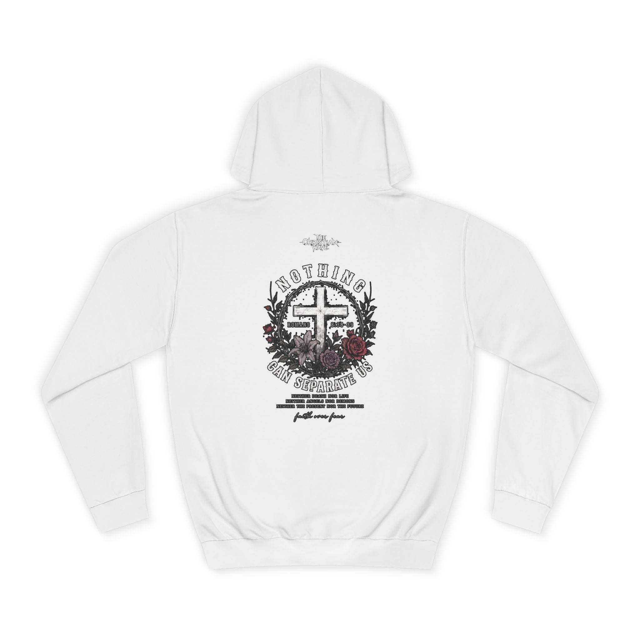 Ava Thorn - "Nothing can separate us" Unisex Hoodie — Vintage Floral Shield & Dove Graphic