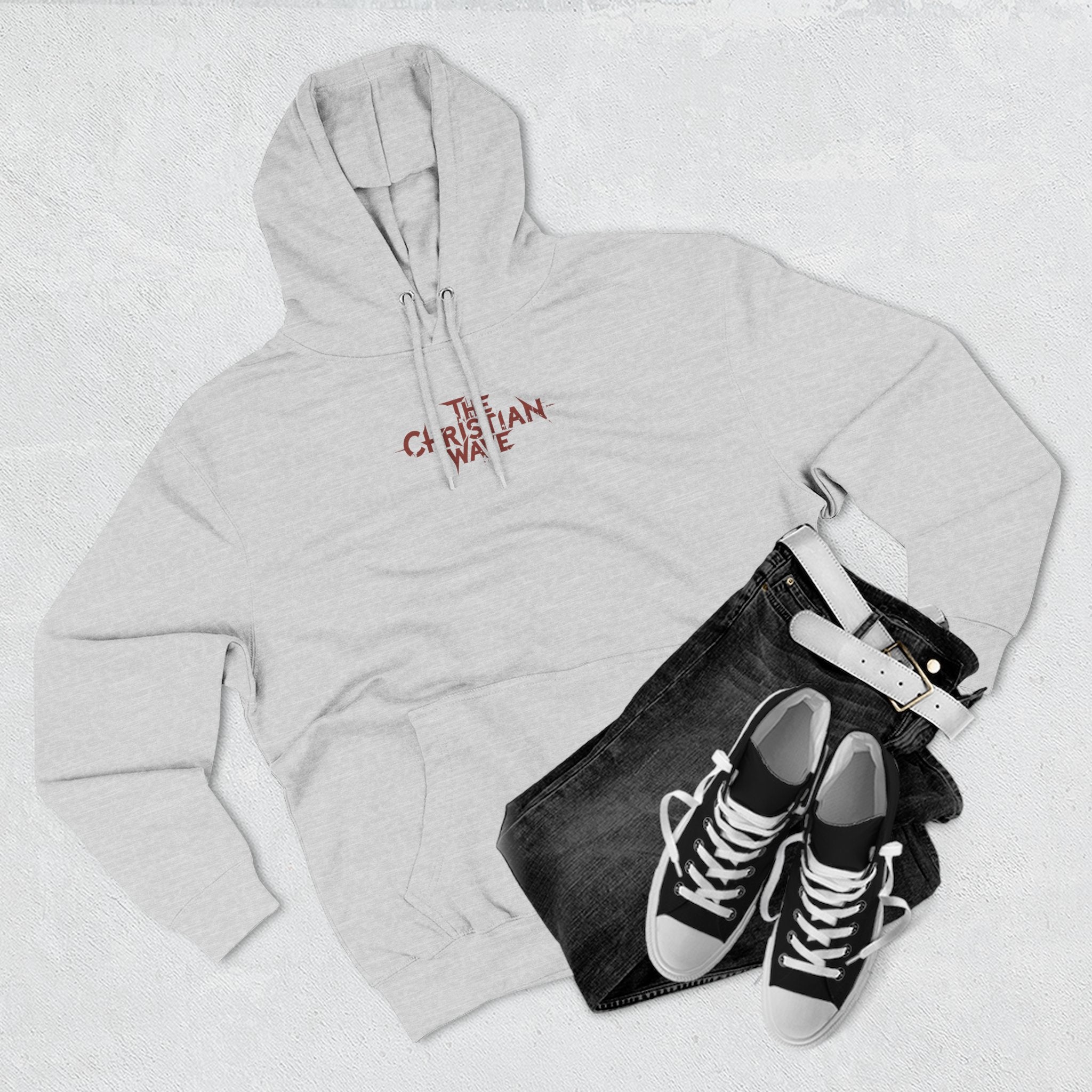 Unashamed Christ Is King Hoodie – Boxing Gloves Fleece Pullover