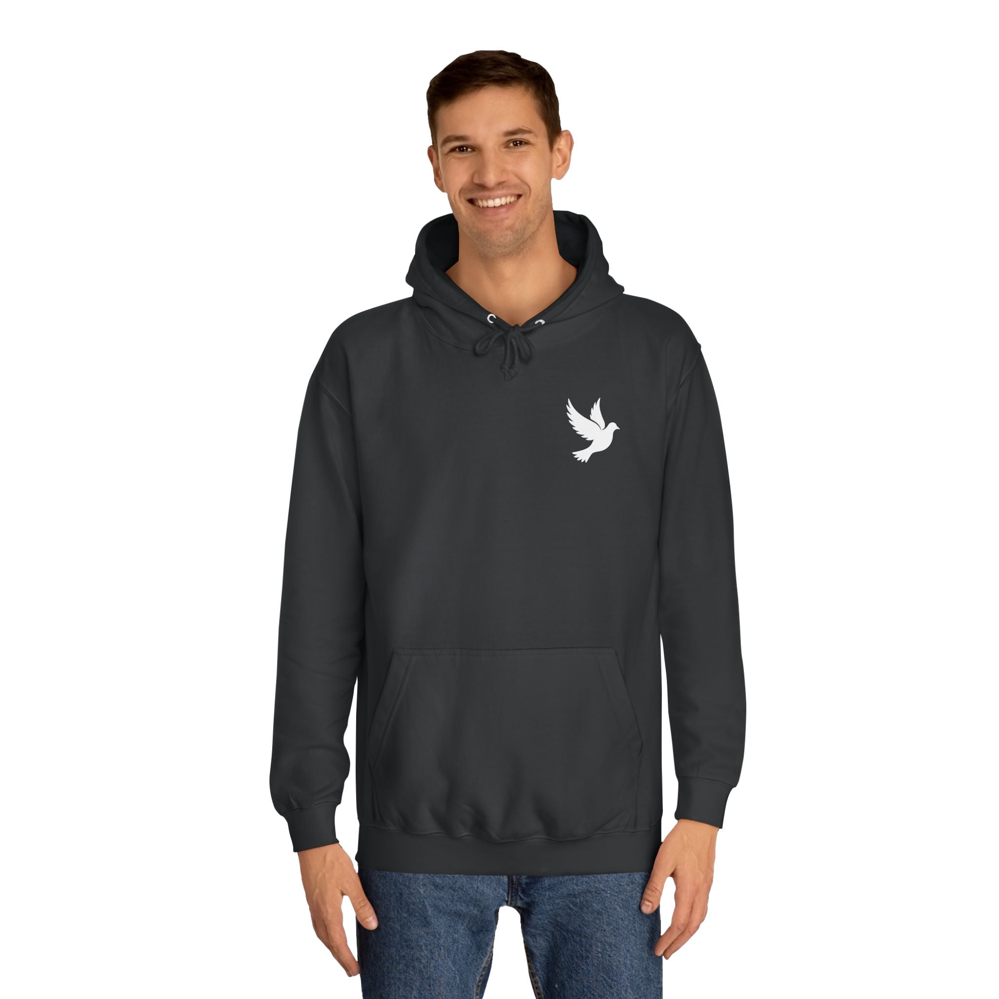 Ava Thorn - "Nothing can separate us" Unisex Hoodie — Vintage Floral Shield & Dove Graphic