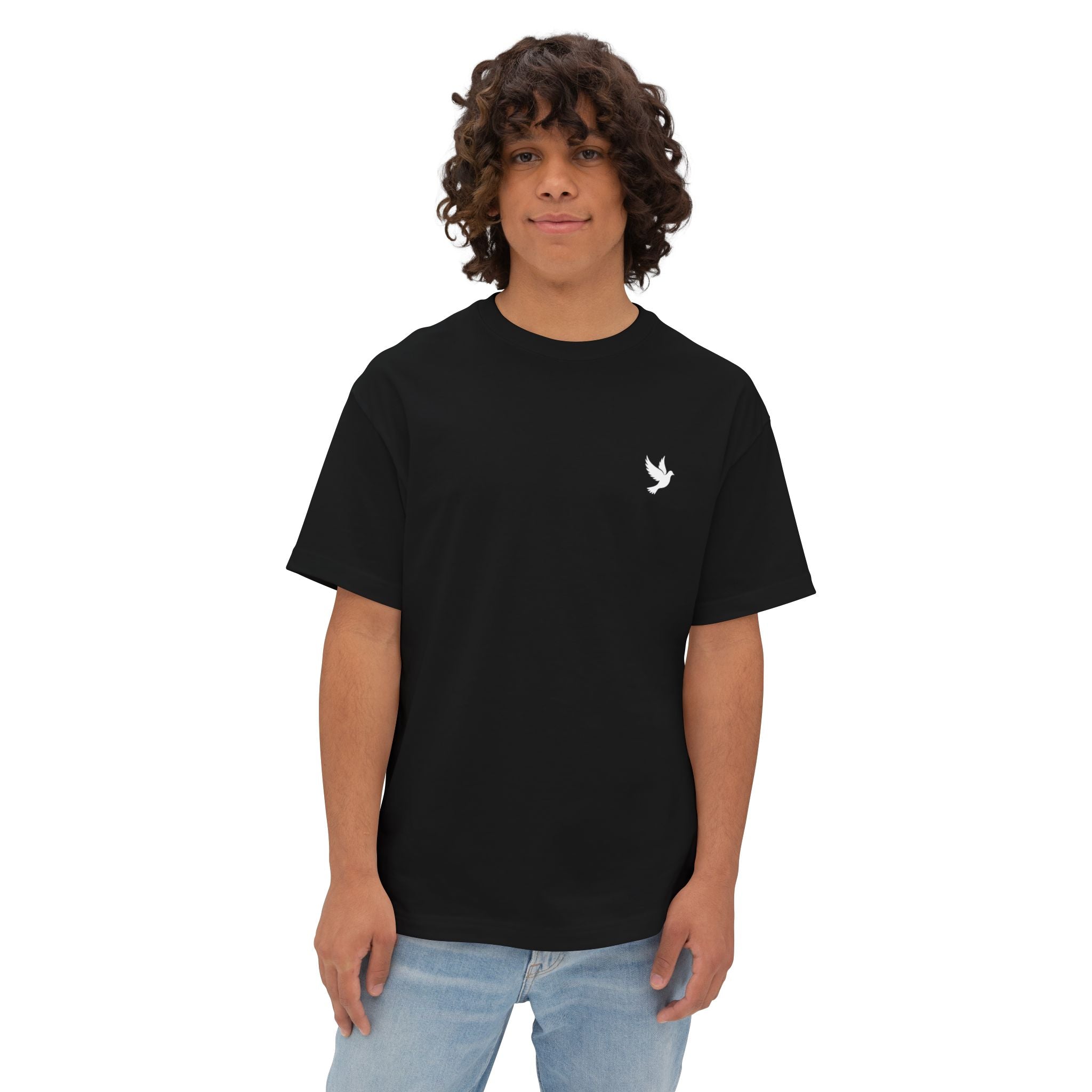 Nothing Can Separate Us Oversized Tee — Floral Cross Christian Graphic T‑Shirt (Unisex, Adult)