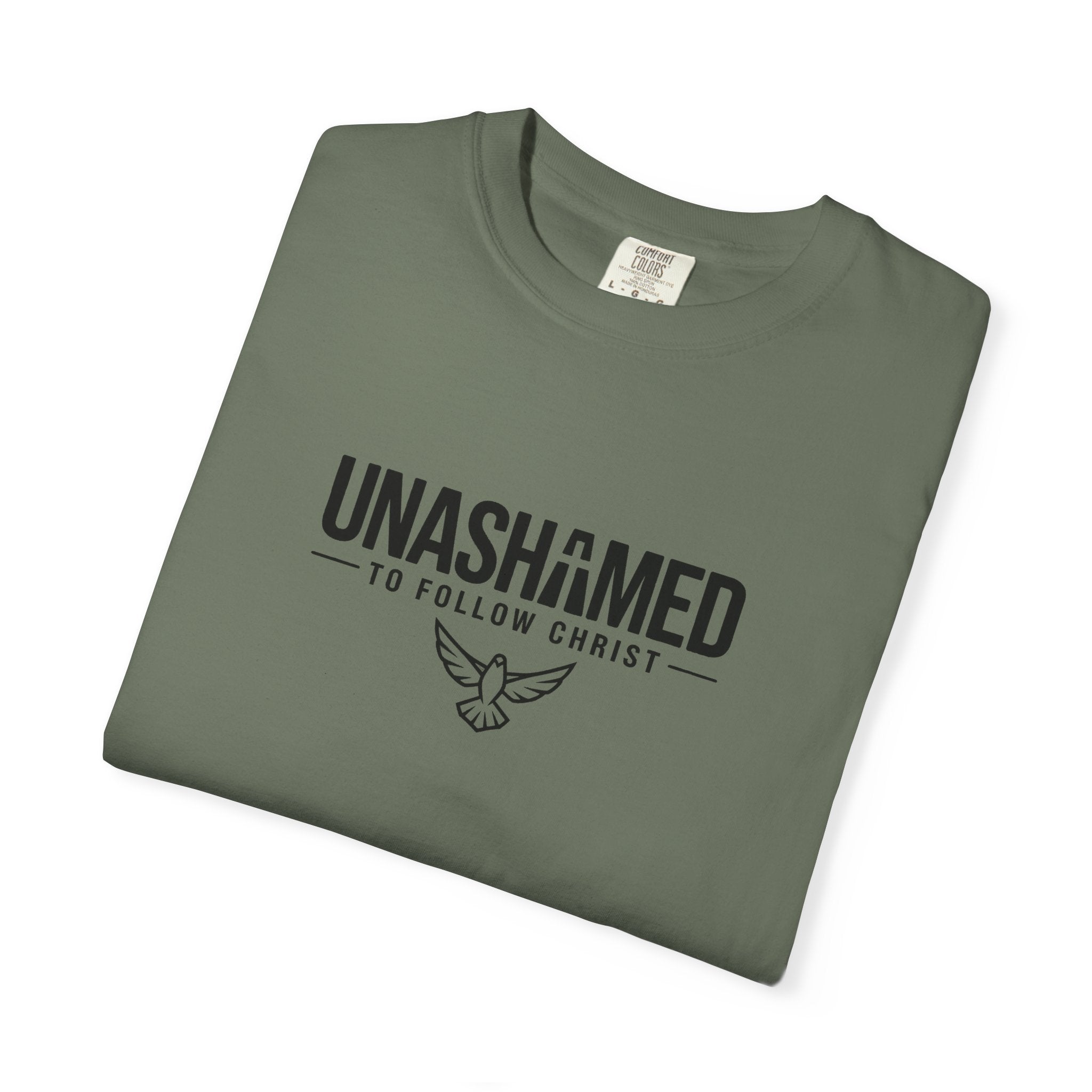 Unashamed to follow Christ T-Shirt | Dove Christian Faith Tee