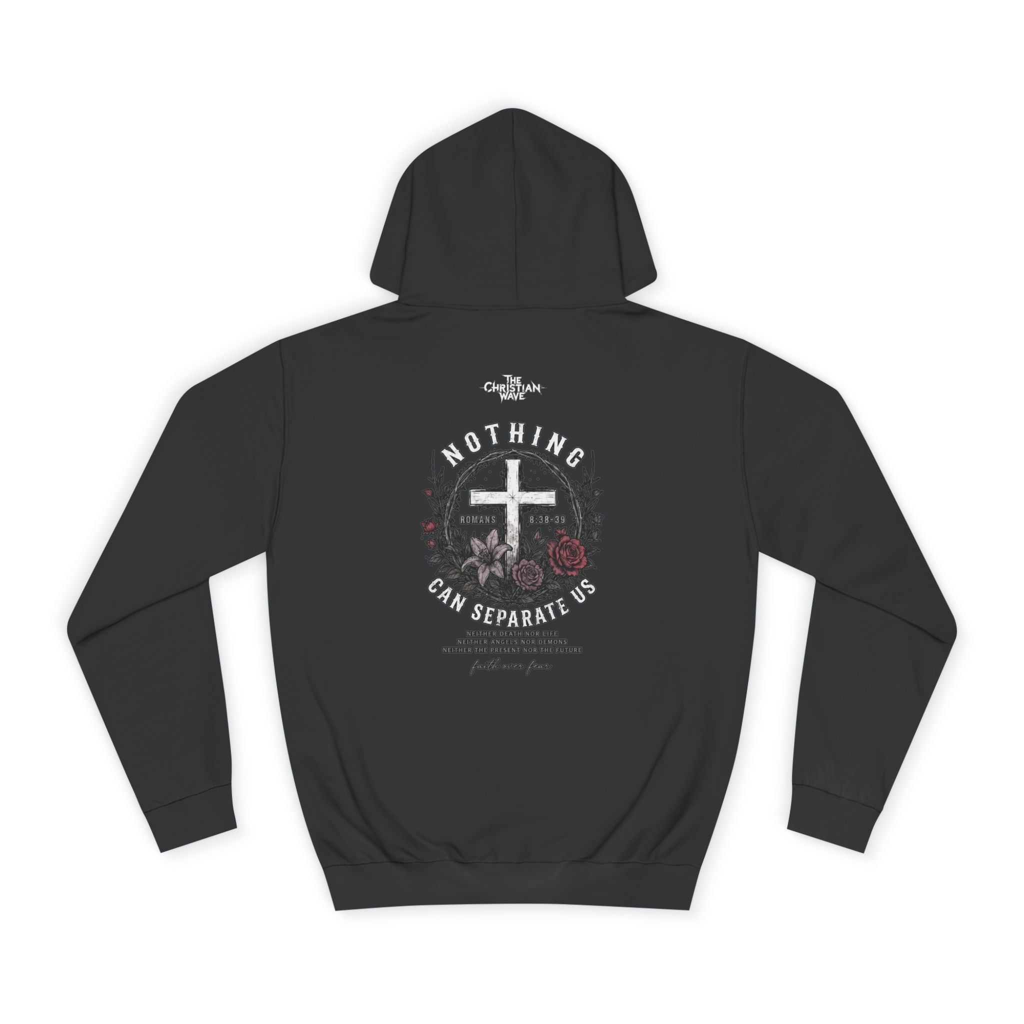 Ava Thorn - "Nothing can separate us" Unisex Hoodie — Vintage Floral Shield & Dove Graphic
