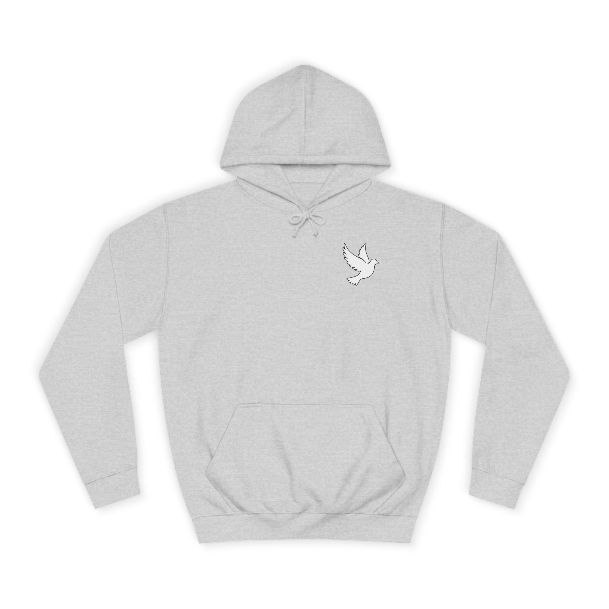 Ava Thorn - "Nothing can separate us" Unisex Hoodie — Vintage Floral Shield & Dove Graphic